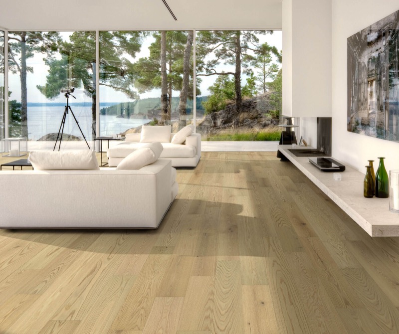 Hallmark Serenity hardwood in living room