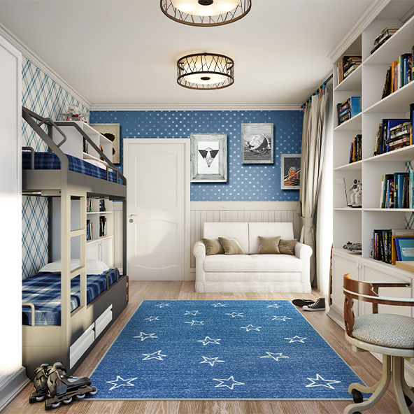 Joy Carpets educational carpet in children room